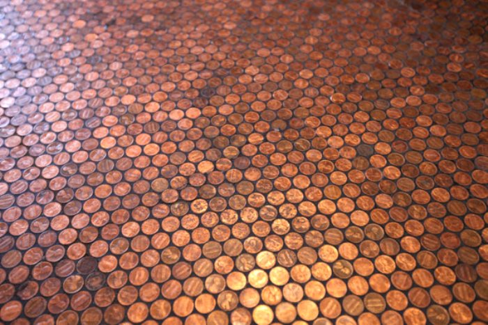 floor of pennies